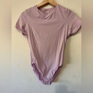 SKIMS Lavender Short Sleeve Bodysuit